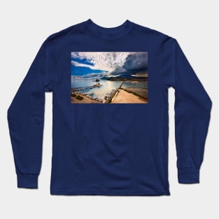 Storm coming @Kanoni, Corfu Long Sleeve T-Shirt